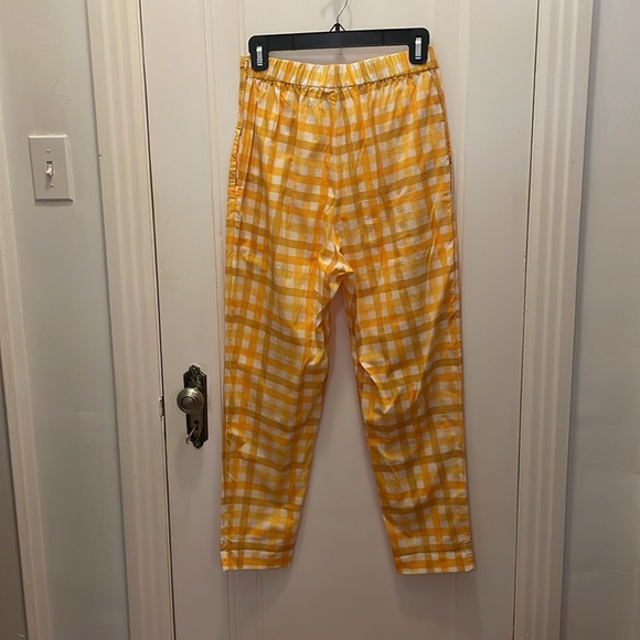 Like new! Anthropologie S/W/F gingham tapered pants - Picture 4 of 8